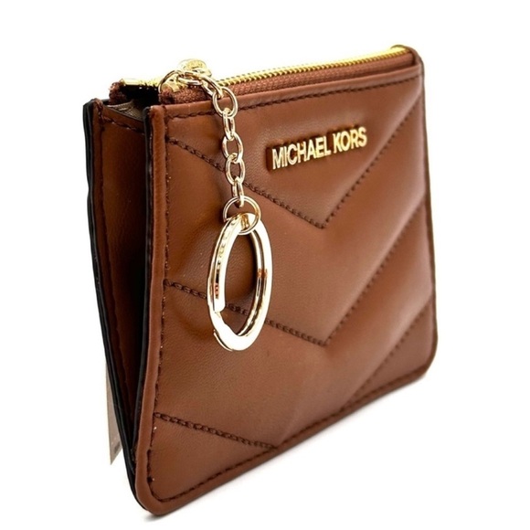 Michael Kors Jet Set Travel Small Top Zip Coin Pouch with ID Holder Luggage - Picture 6 of 8